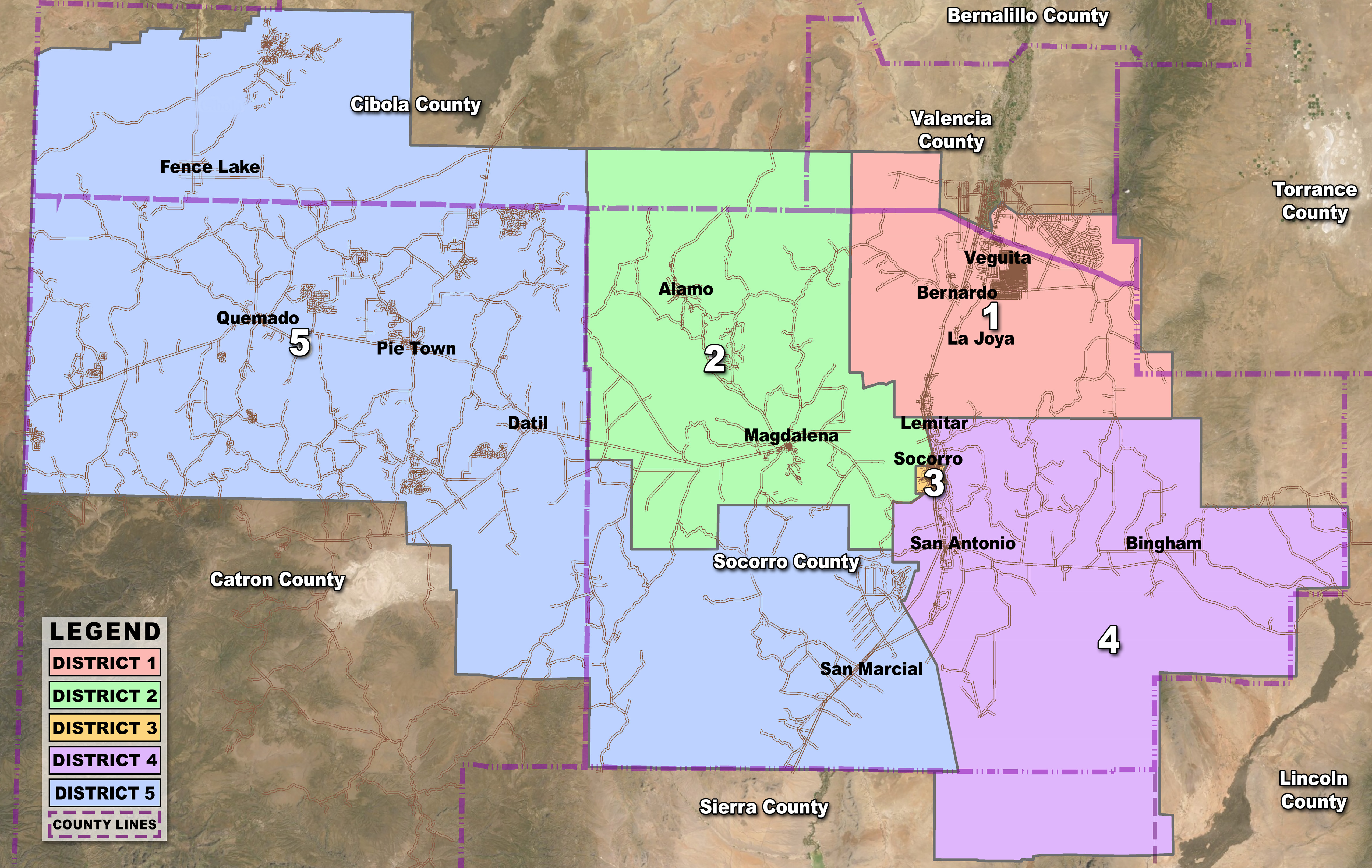 SEC District Map