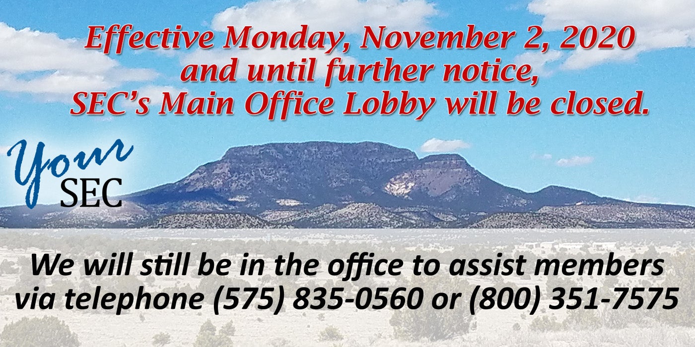 Lobby Closure 11.02.2020 Lobby Closure 11.02.2020